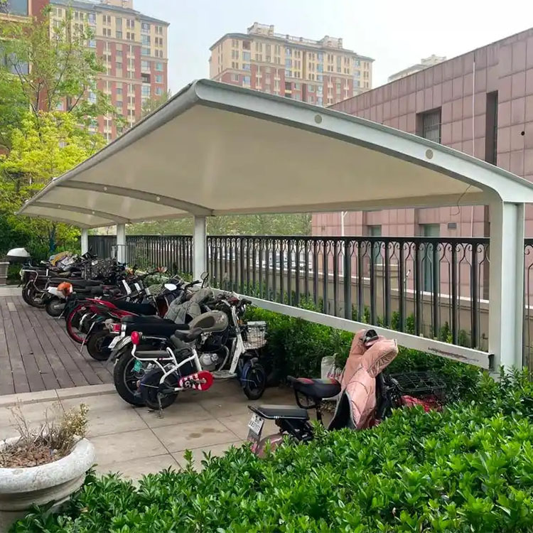 武陟县膜结构电动车棚